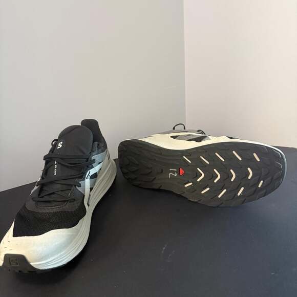 Salomon Ultra Flow Men\'s Trail‎ Running Shoes Black/Glacier Gray Size 13 main image 11